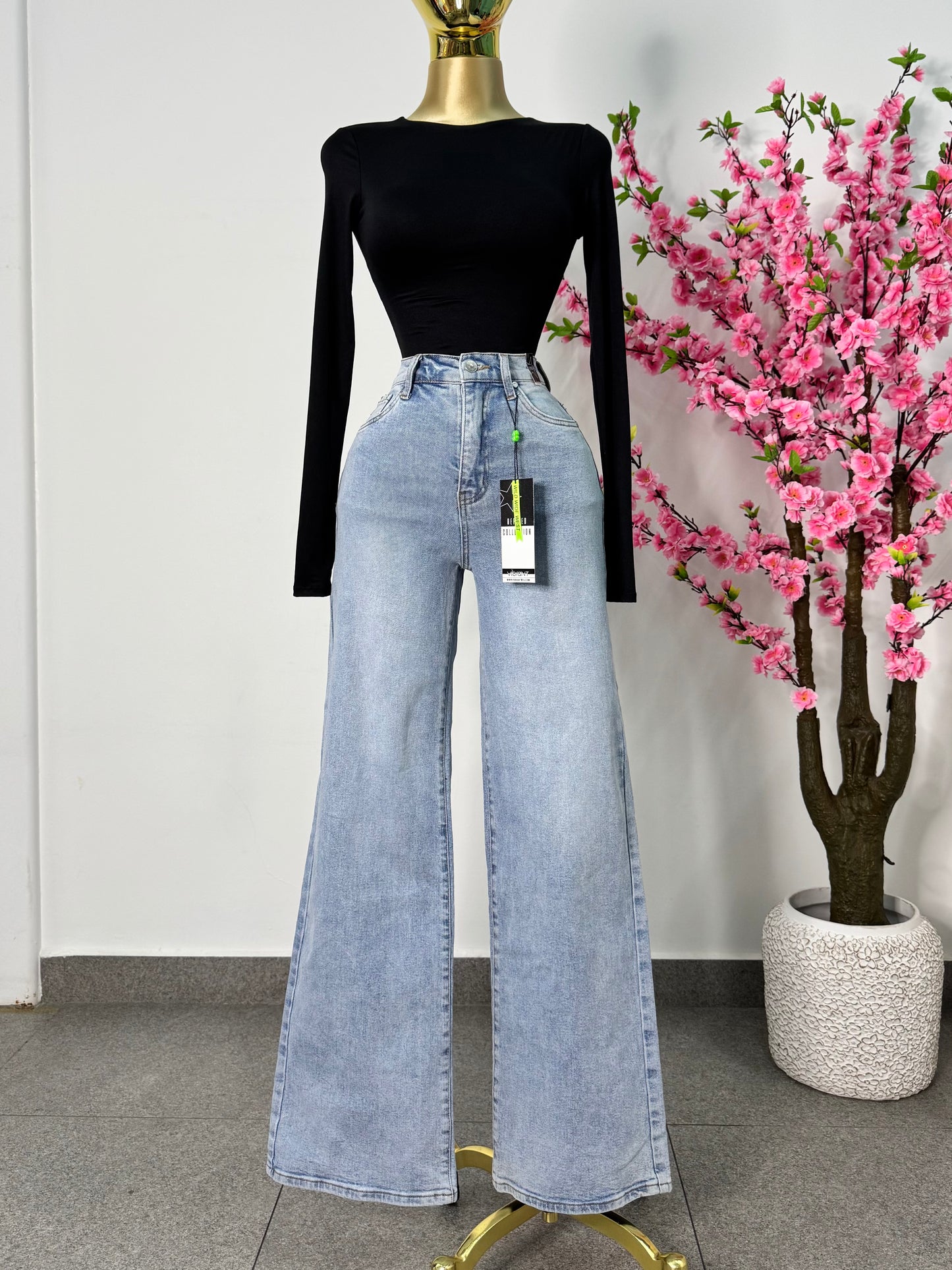 Vibrant recto claro deslavado