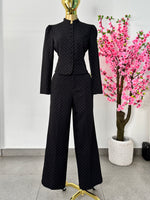 Set jacket botones negro