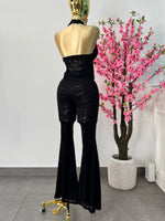 Set top & pantalon encaje negro