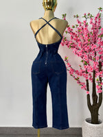 Jumpsuit mezclilla corte capri