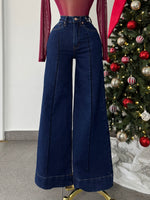 Vibrant corte recto oscuro dobles abajo