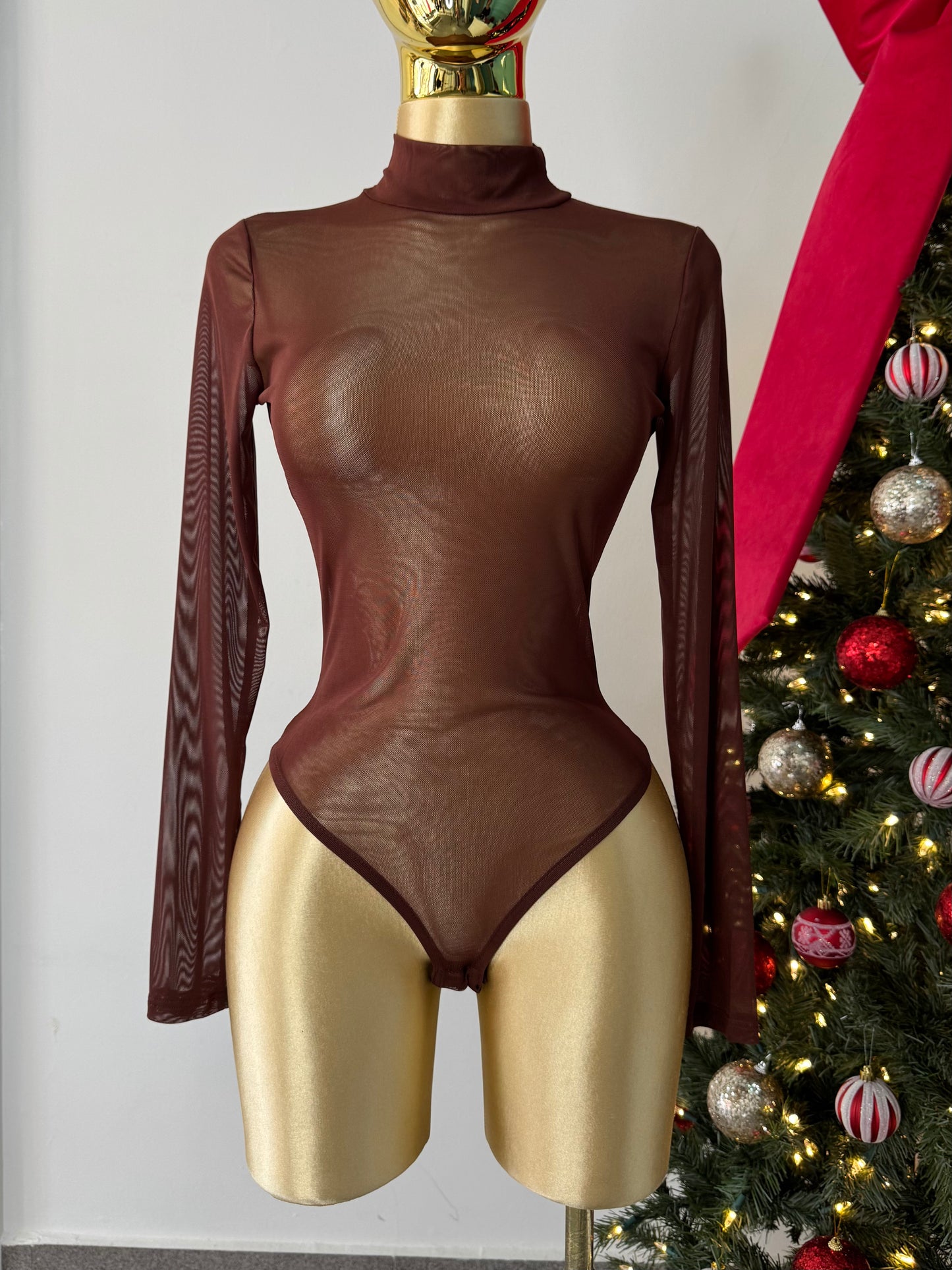 Body mesh cafe manga larga