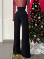 Pantalon negro corte palazo