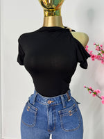Blusa basica licra negra