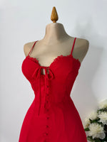 Vestido rojo tirantes