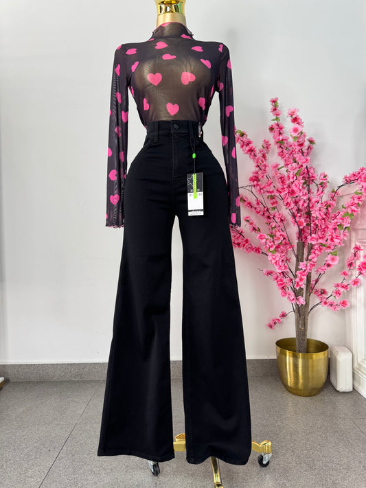 Vibrant corte recto negro