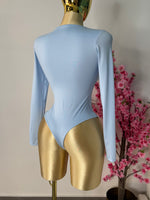 Body azul cielo de algodón