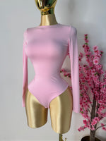 Body rosa pastel de algodón