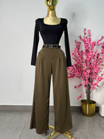 Pantalon vestir verde olivo