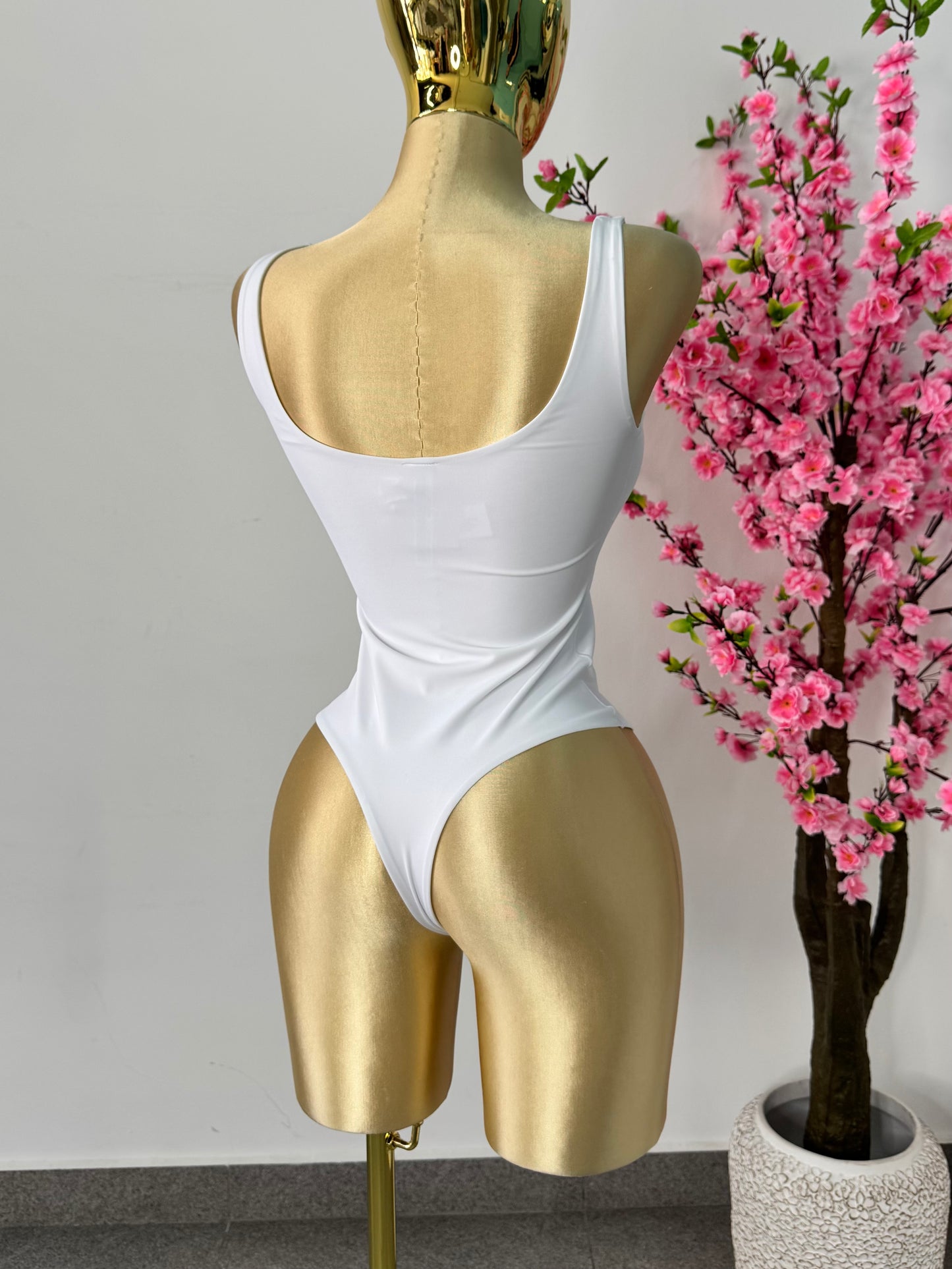 Body licra blanco