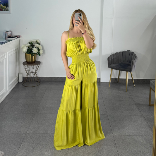 Jumpsuit verde lima