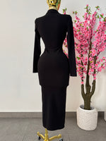 Vestido negro algodon