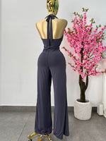 Jumpsuit licra gris