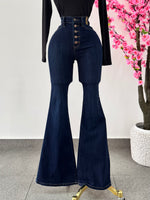 Vibrant corte campana tono oscuro botones