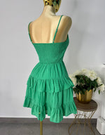 Vestido corto verde
