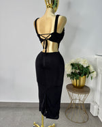 Vestido negro licra