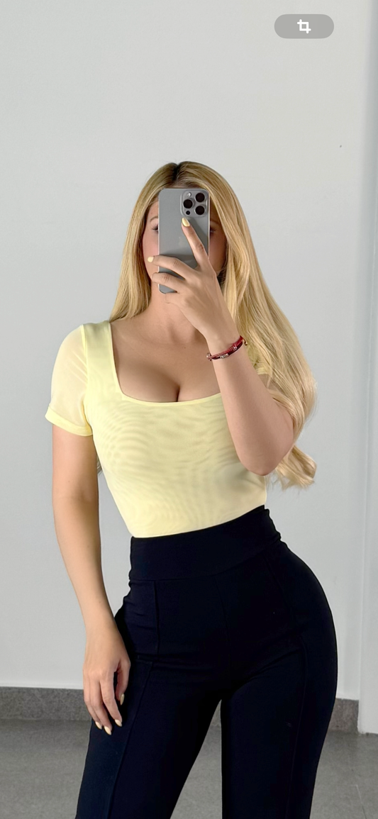 Body amarillo mesh