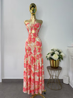 Maxi dress rosa coral