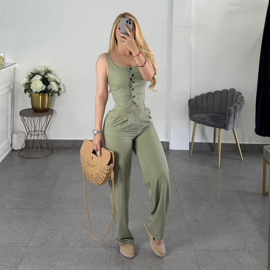 Set verde olivo