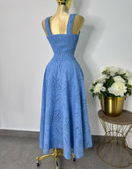 Set falda azul