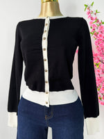 Sueter negro con blanco