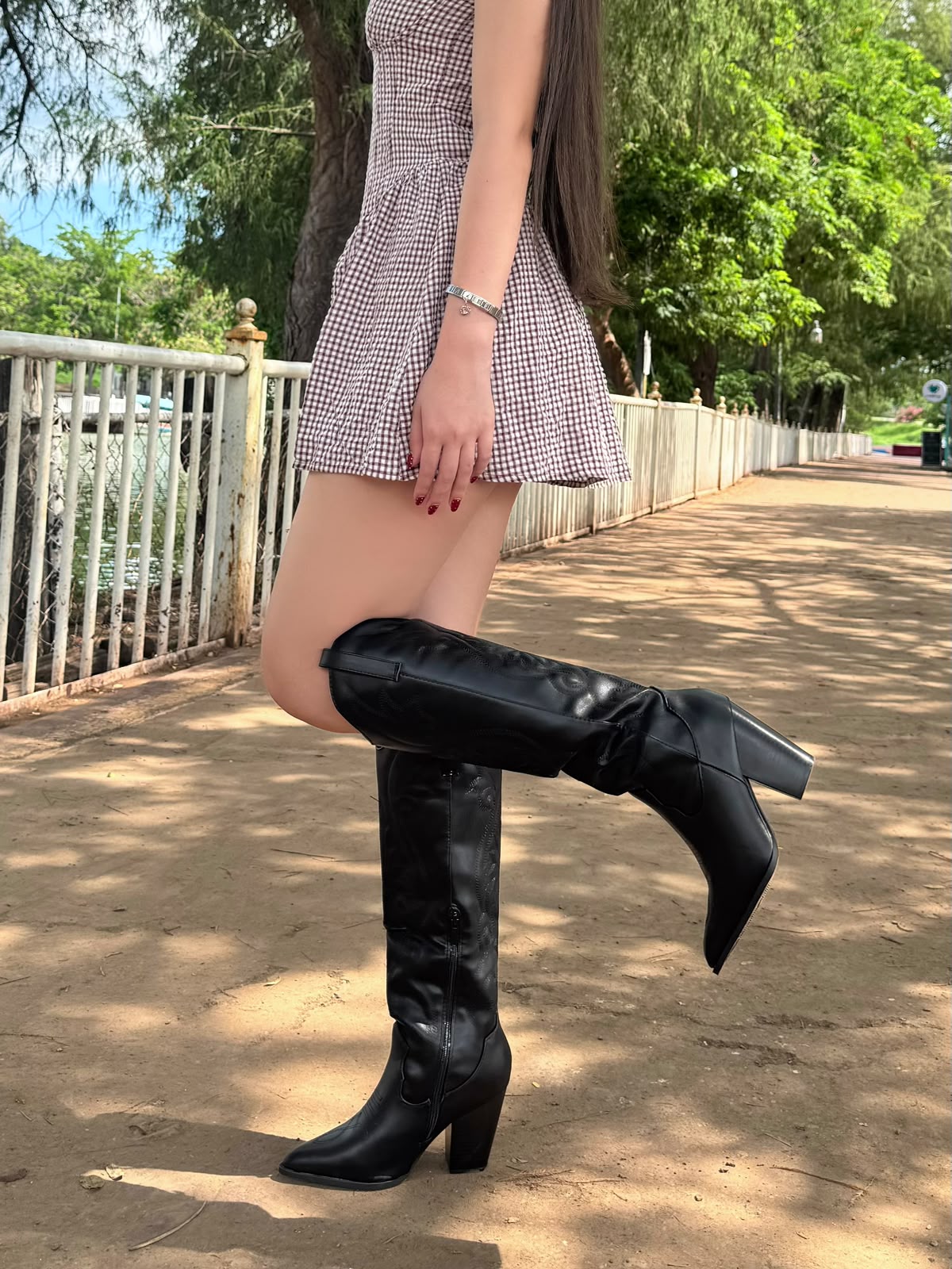 Botas vaqueras negras