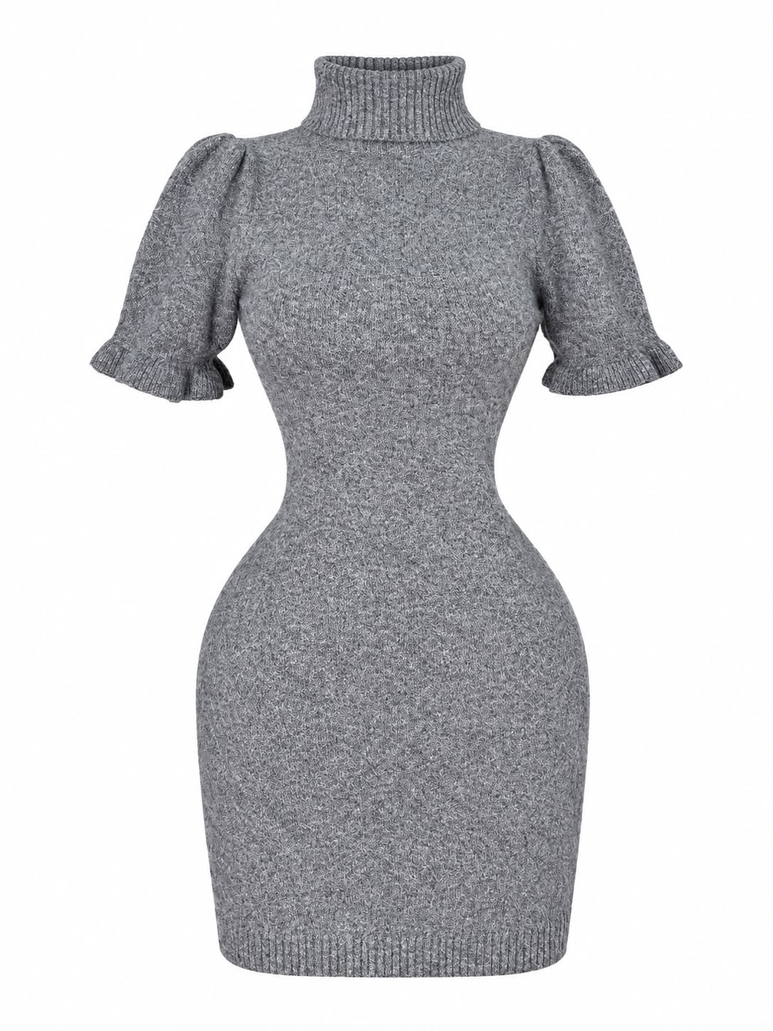 Vestido sweater gris