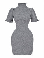 Vestido sweater gris