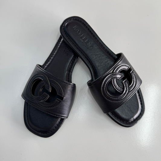 Sandalias negras