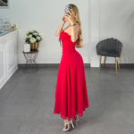Vestido rojo tirantes