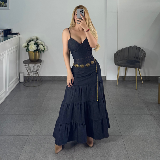 Set mezclilla oscuro