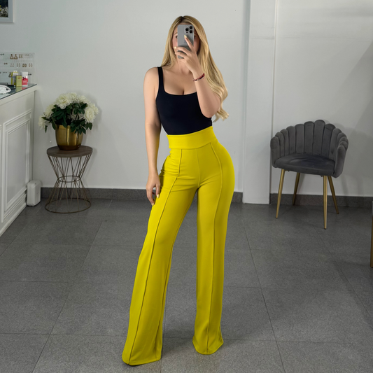 pantalon corte palazo lima