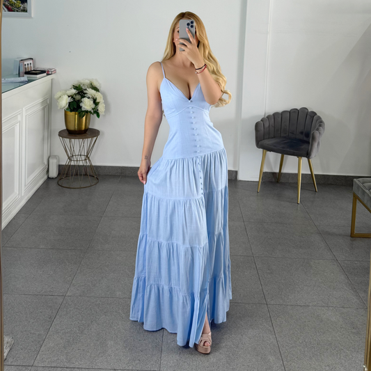 Maxi dress baby blue